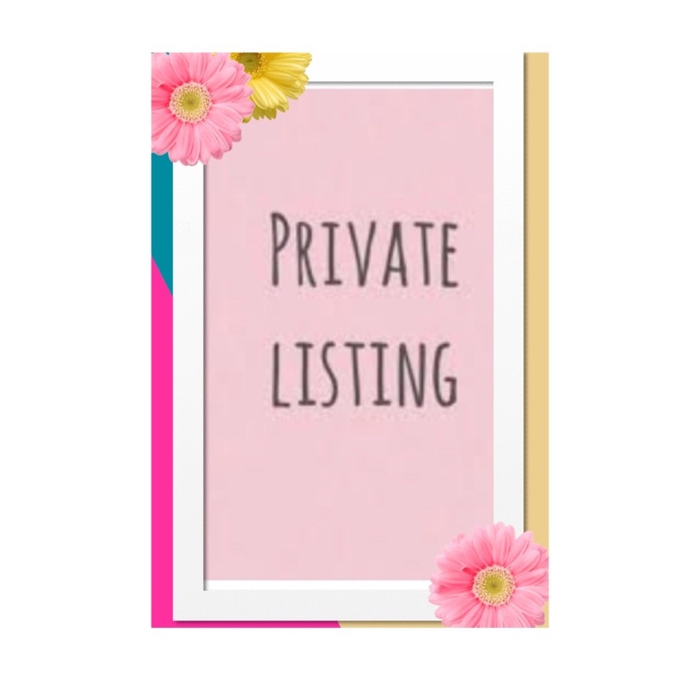 Private Listing!!!